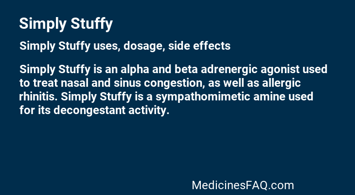 Simply Stuffy