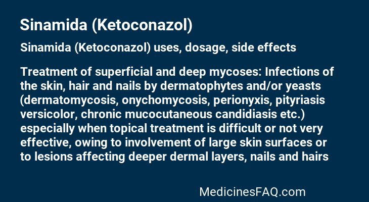 Sinamida (Ketoconazol)