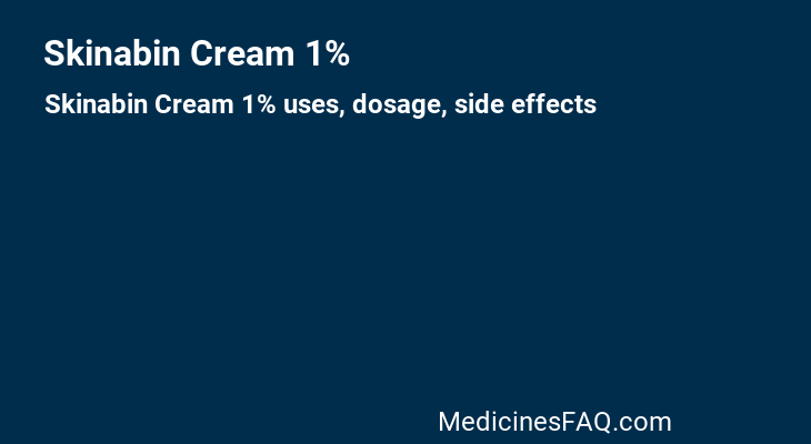 Skinabin Cream 1%