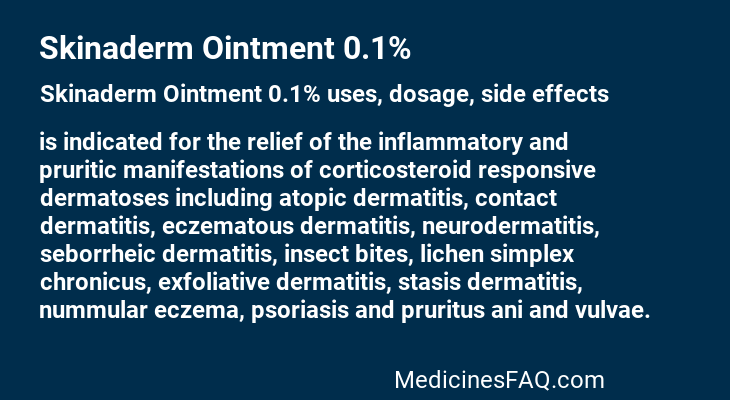 Skinaderm Ointment 0.1%