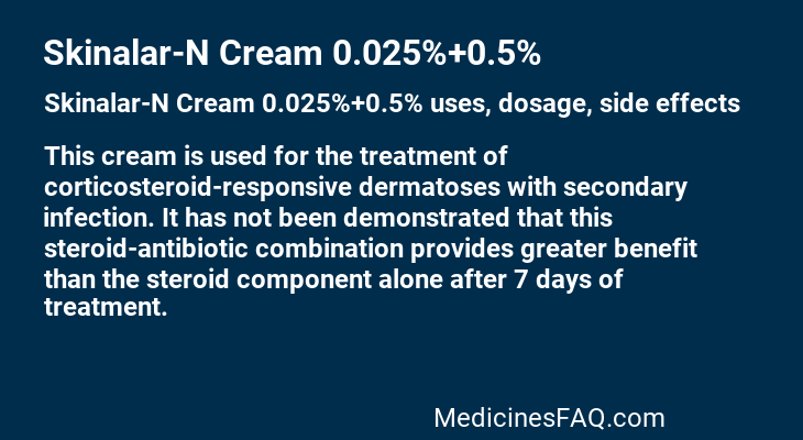 Skinalar-N Cream 0.025%+0.5%