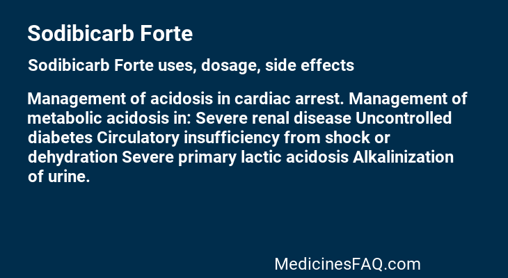 Sodibicarb Forte