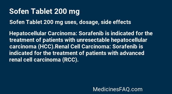 Sofen Tablet 200 mg