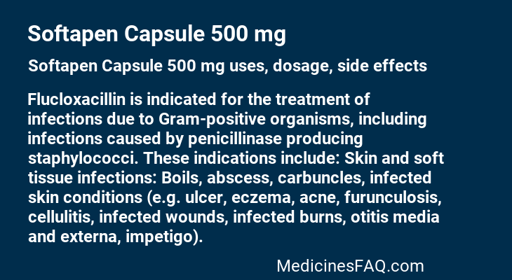 Softapen Capsule 500 mg
