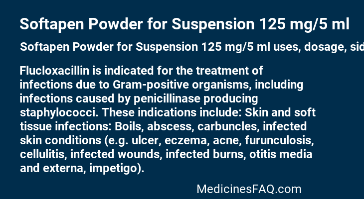 Softapen Powder for Suspension 125 mg/5 ml