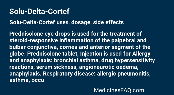 Solu-Delta-Cortef