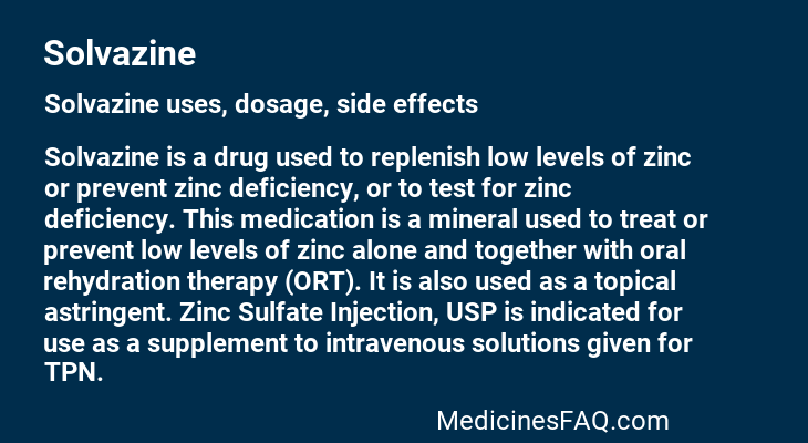 Solvazine