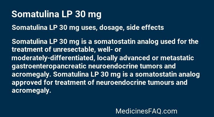 Somatulina LP 30 mg