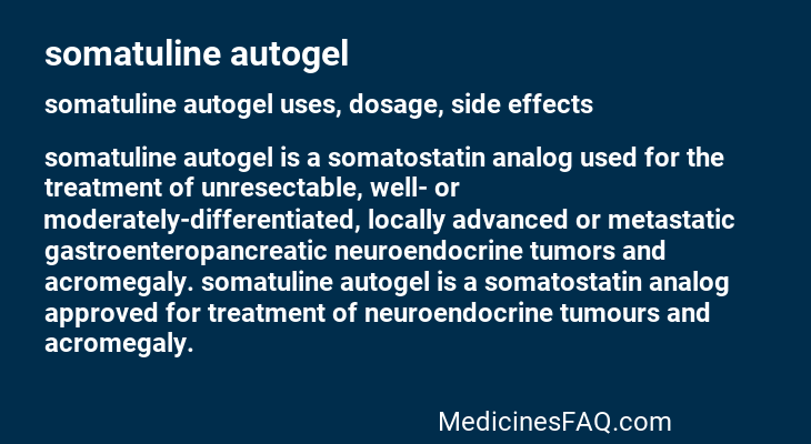 somatuline autogel