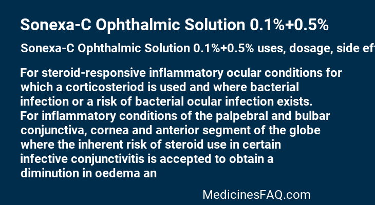 Sonexa-C Ophthalmic Solution 0.1%+0.5%