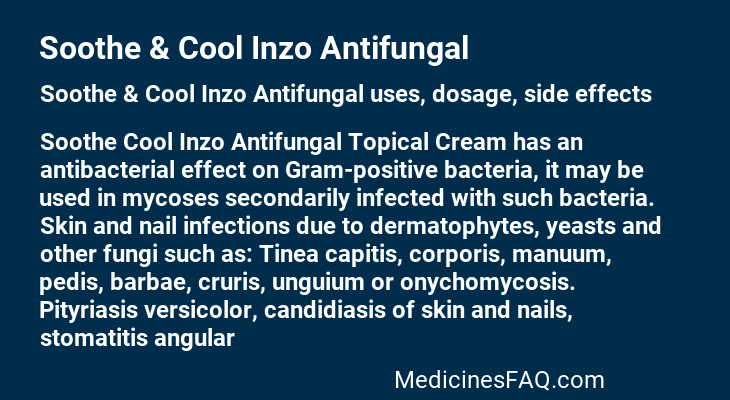 Soothe & Cool Inzo Antifungal