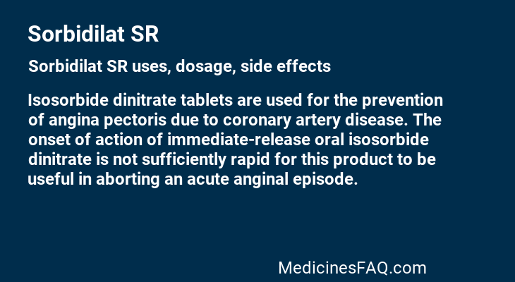 Sorbidilat SR