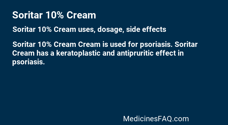 Soritar 10% Cream