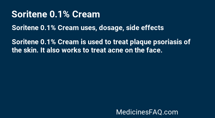 Soritene 0.1% Cream