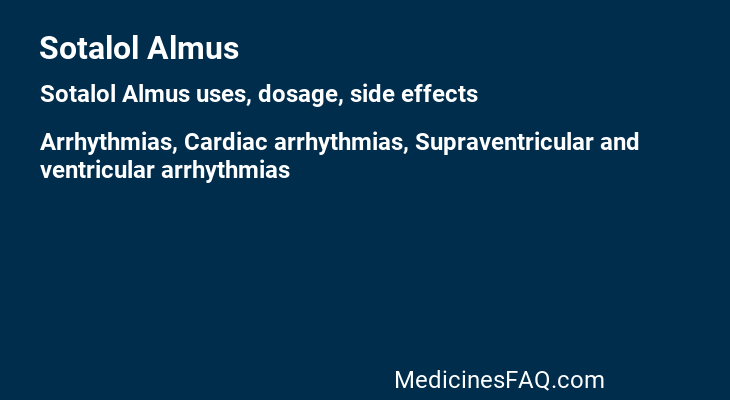 Sotalol Almus