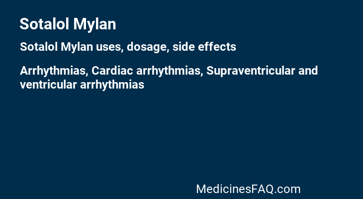 Sotalol Mylan