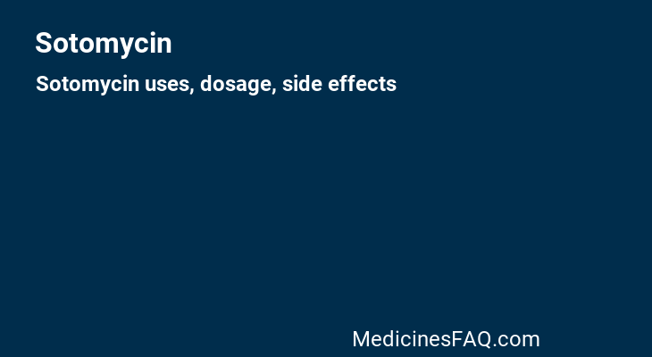 Sotomycin