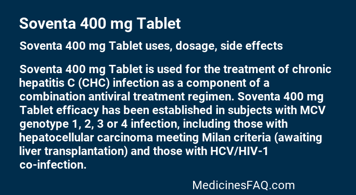 Soventa 400 mg Tablet