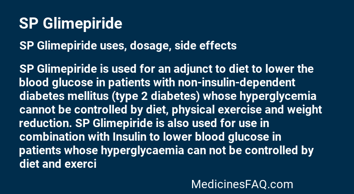SP Glimepiride
