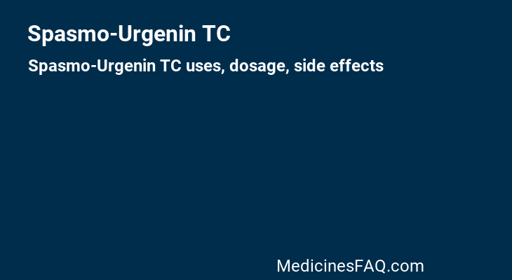 Spasmo-Urgenin TC