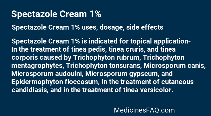Spectazole Cream 1%