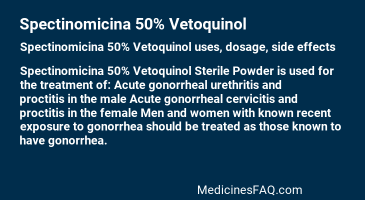 Spectinomicina 50% Vetoquinol