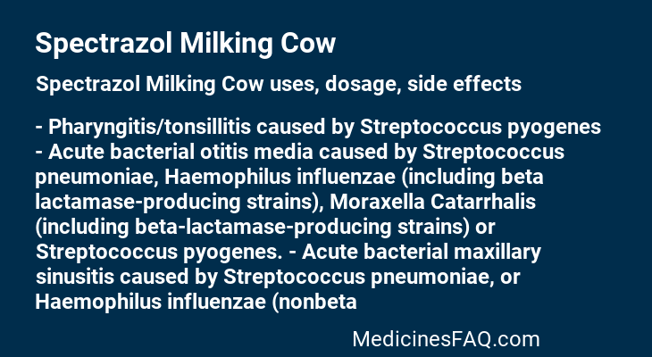Spectrazol Milking Cow