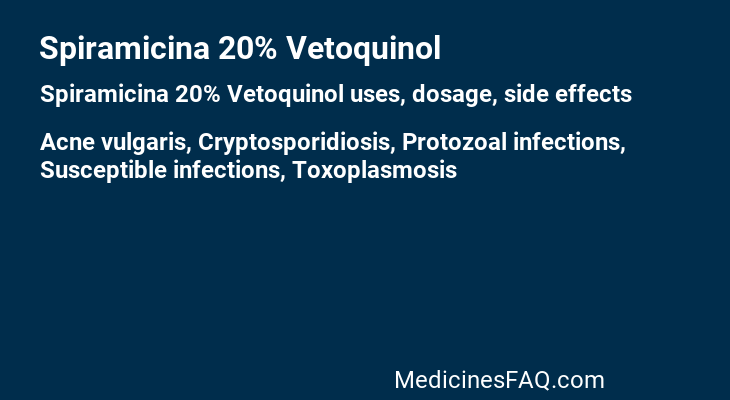 Spiramicina 20% Vetoquinol
