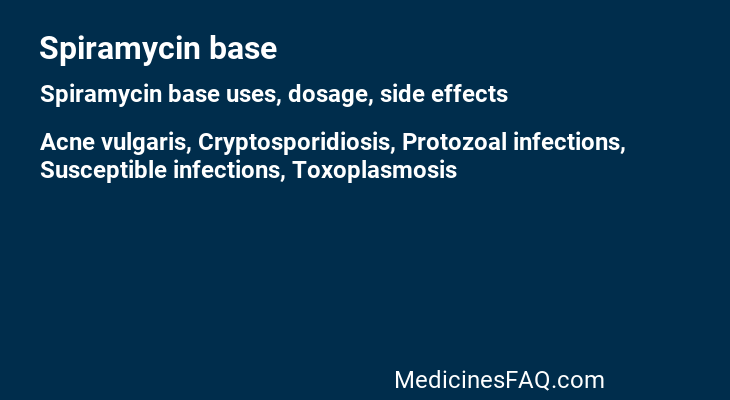 Spiramycin base