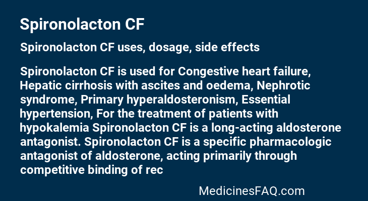 Spironolacton CF