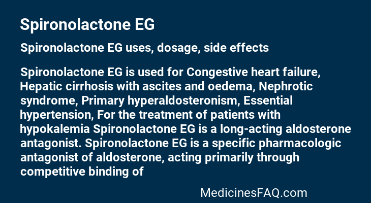 Spironolactone EG
