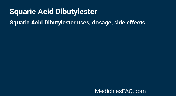 Squaric Acid Dibutylester