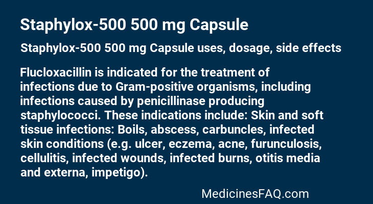 Staphylox-500 500 mg Capsule