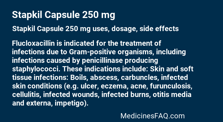 Stapkil Capsule 250 mg