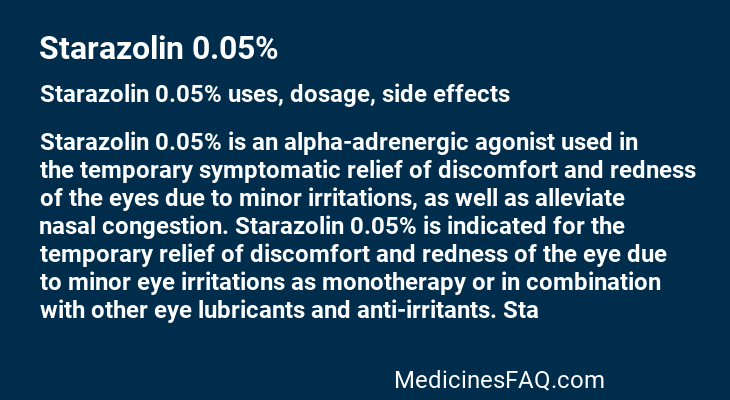 Starazolin 0.05%