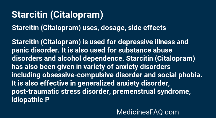 Starcitin (Citalopram)