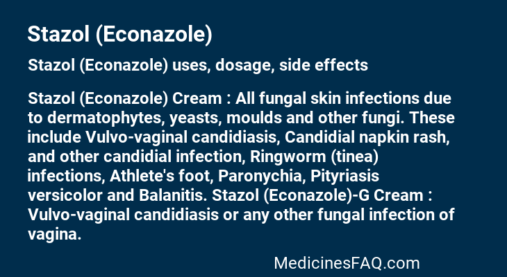 Stazol (Econazole)