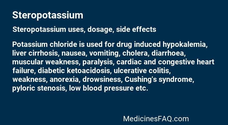 Steropotassium