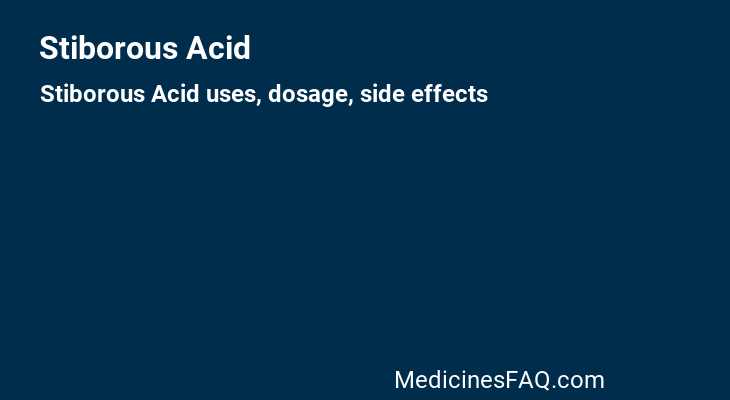 Stiborous Acid