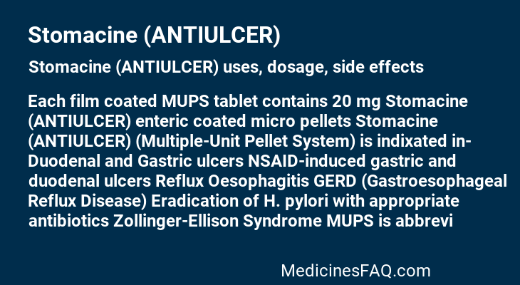 Stomacine (ANTIULCER)