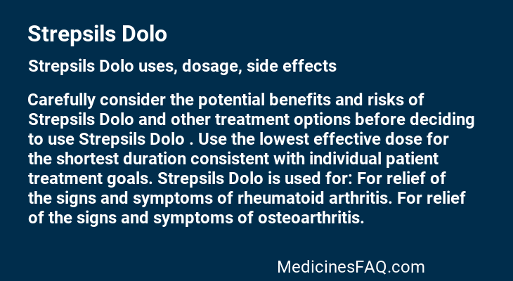 Strepsils Dolo