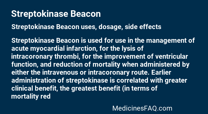 Streptokinase Beacon