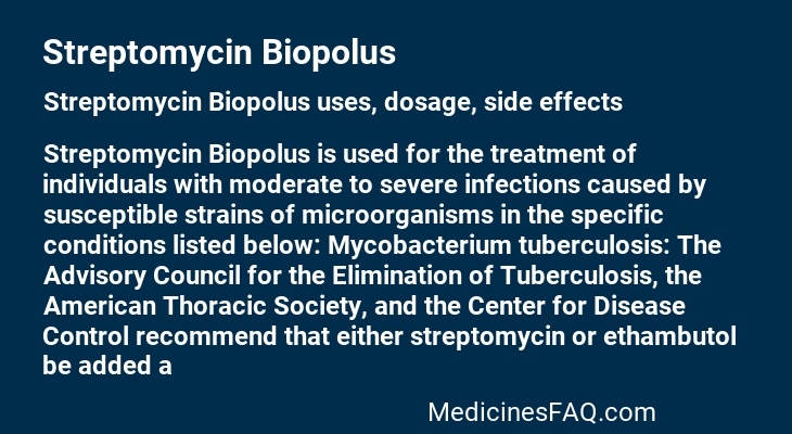 Streptomycin Biopolus