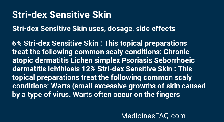 Stri-dex Sensitive Skin