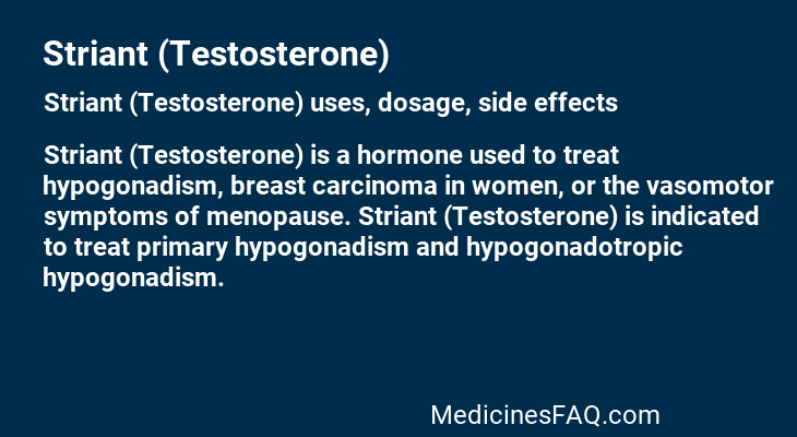 Striant (Testosterone)