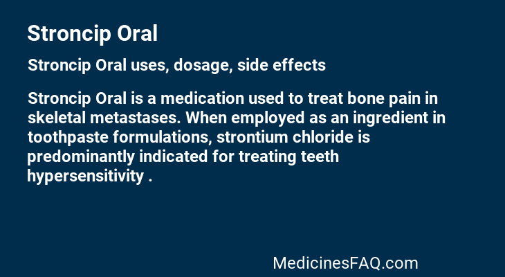 Stroncip Oral