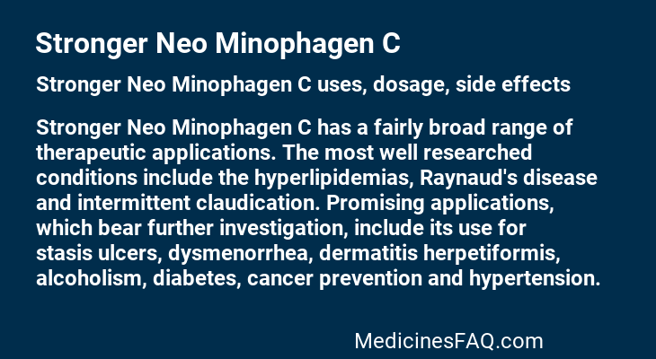 Stronger Neo Minophagen C