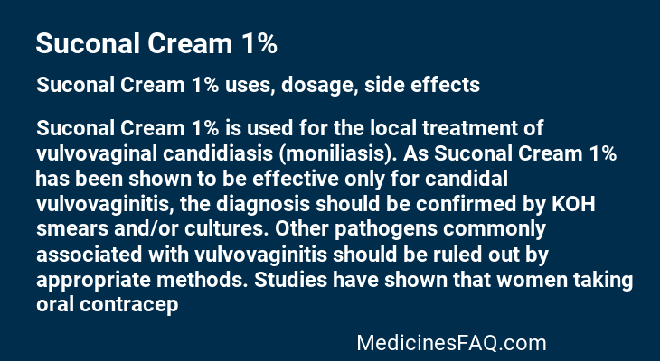 Suconal Cream 1%