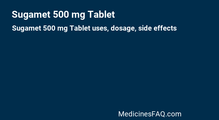 Sugamet 500 mg Tablet