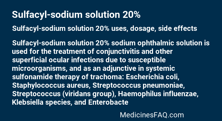 Sulfacyl-sodium solution 20%